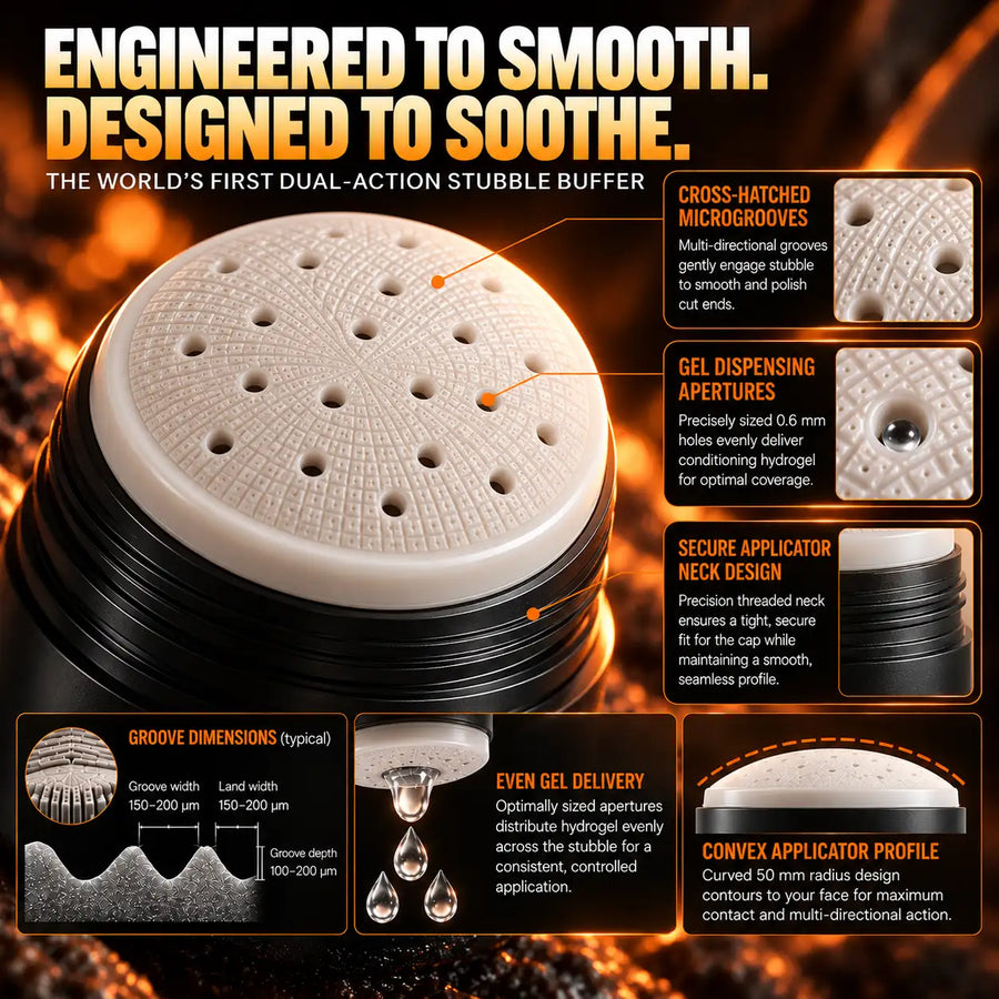 Stubble Suede™ | Micro-Buffer & Gel System